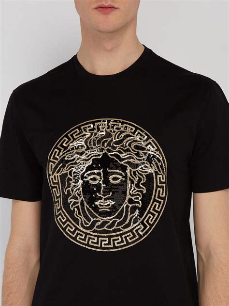 versace t-shirt men's medusa|Versace Medusa shirt men's uk.